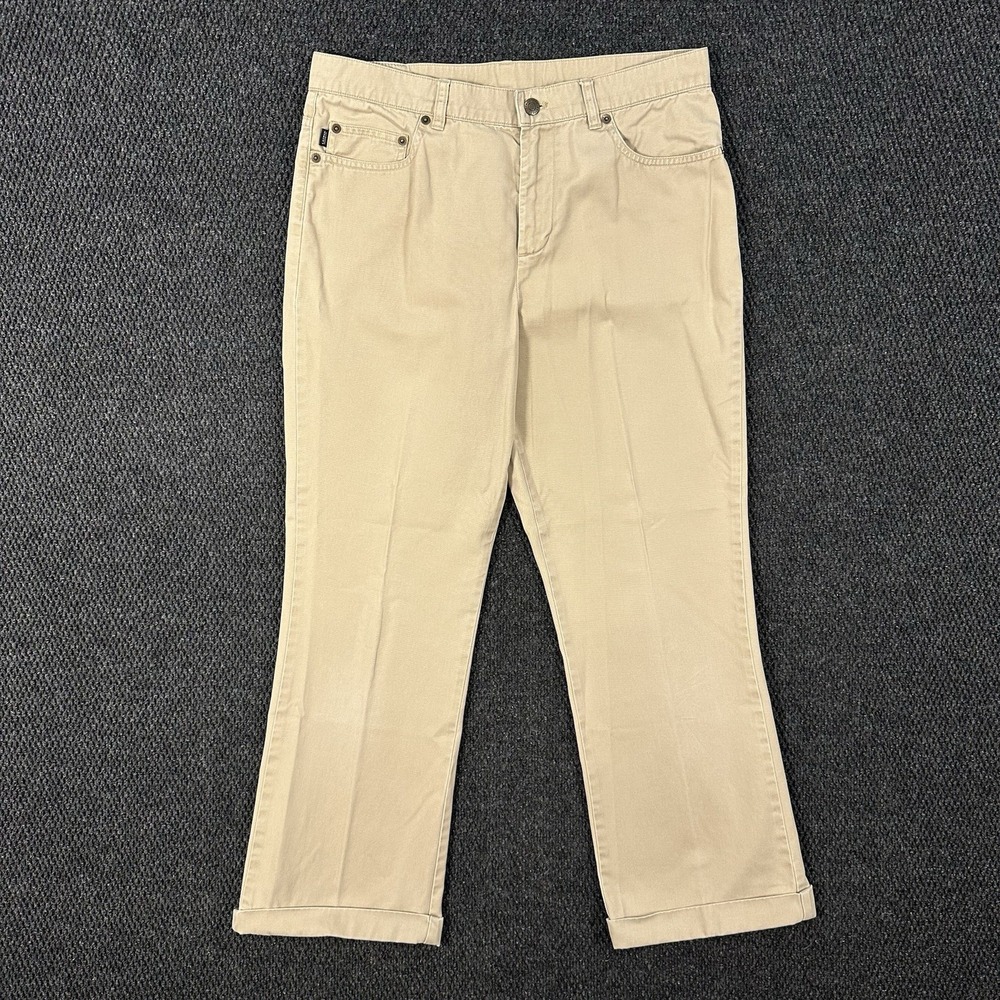 Vintage Lauren Ralph Lauren Jeans Co Womens 10 Khaki Straight Leg Jeans (32x27)